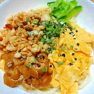 たぬき＆きつねの冷たいうどん